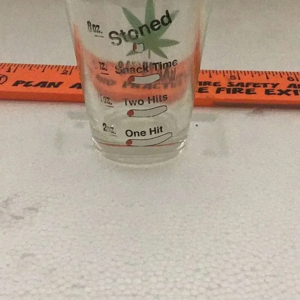 Vintage Las Vegas levels of being stoned shot glass